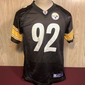 Reebok Pittsburgh Steelers no 92 Harrison Jersey Boys XL
